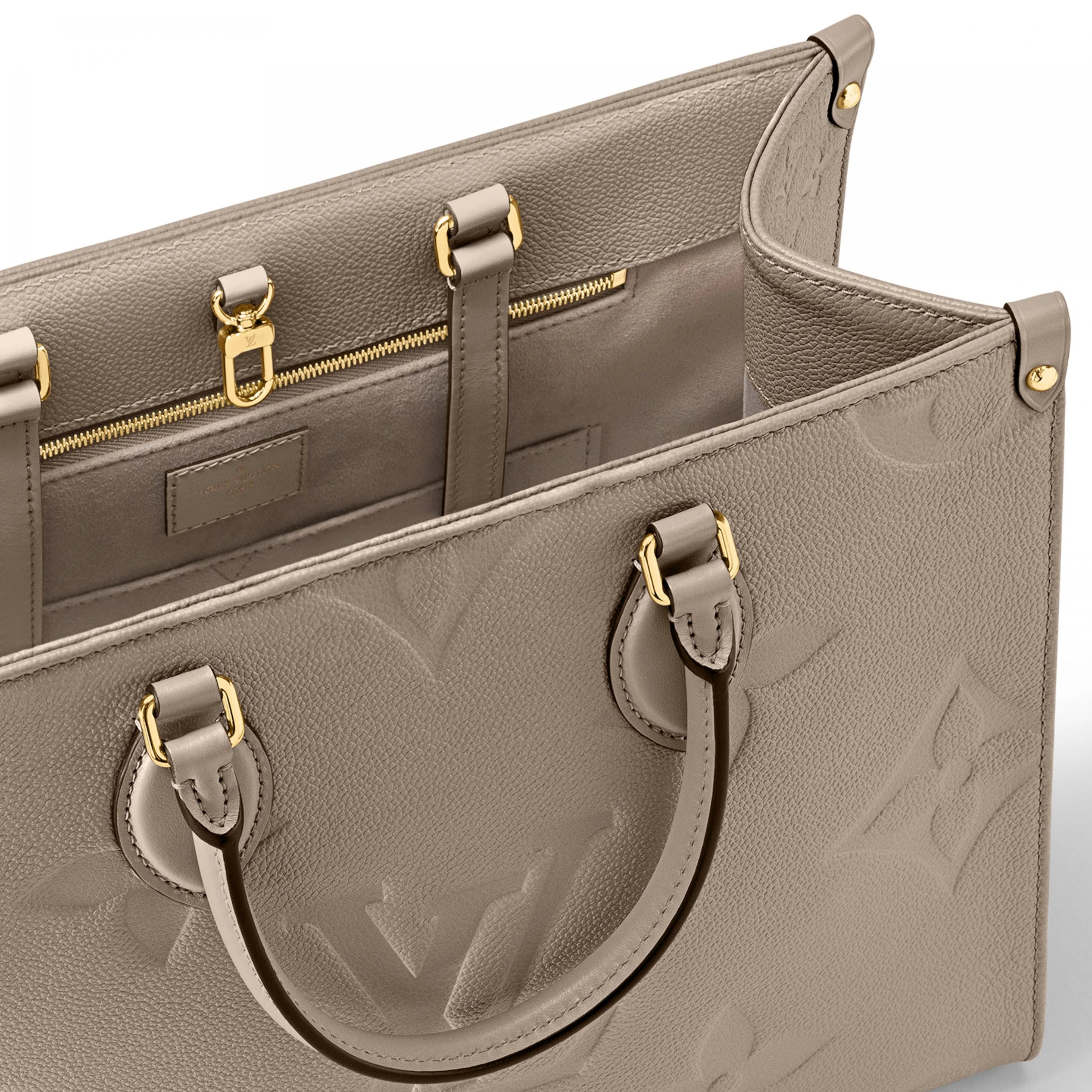 Lv belts replica Louis Vuitton OnTheGo MM M45607 Tourterelle Beige