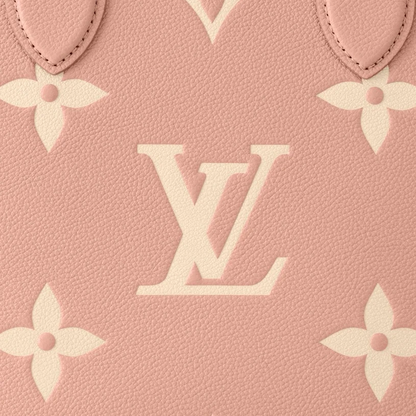 Replica bags lv Louis Vuitton OnTheGo MM M46286 Trianon Pink Cream