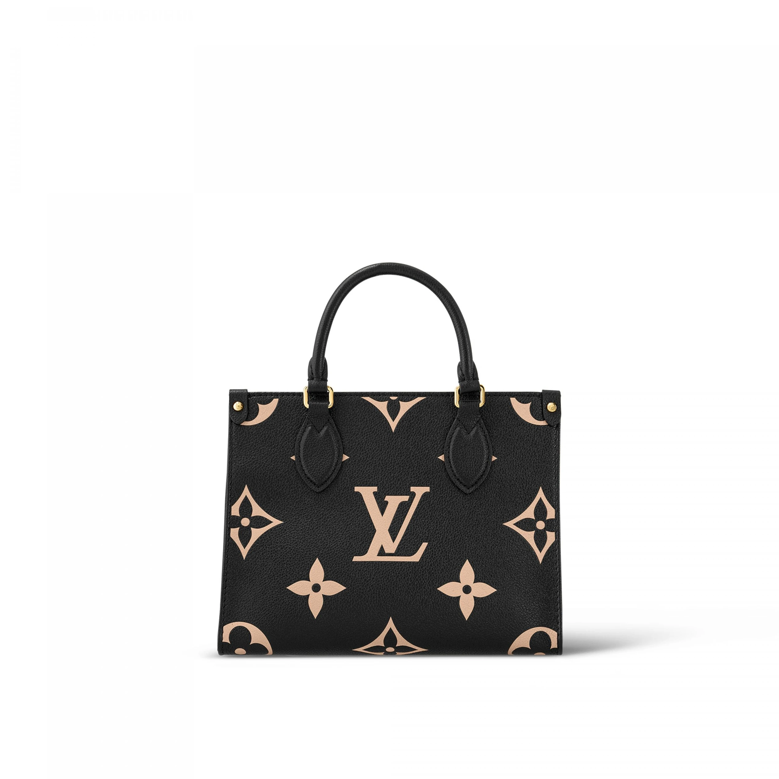 Replica bags lv Louis Vuitton Onthego PM M45659 Black Beige