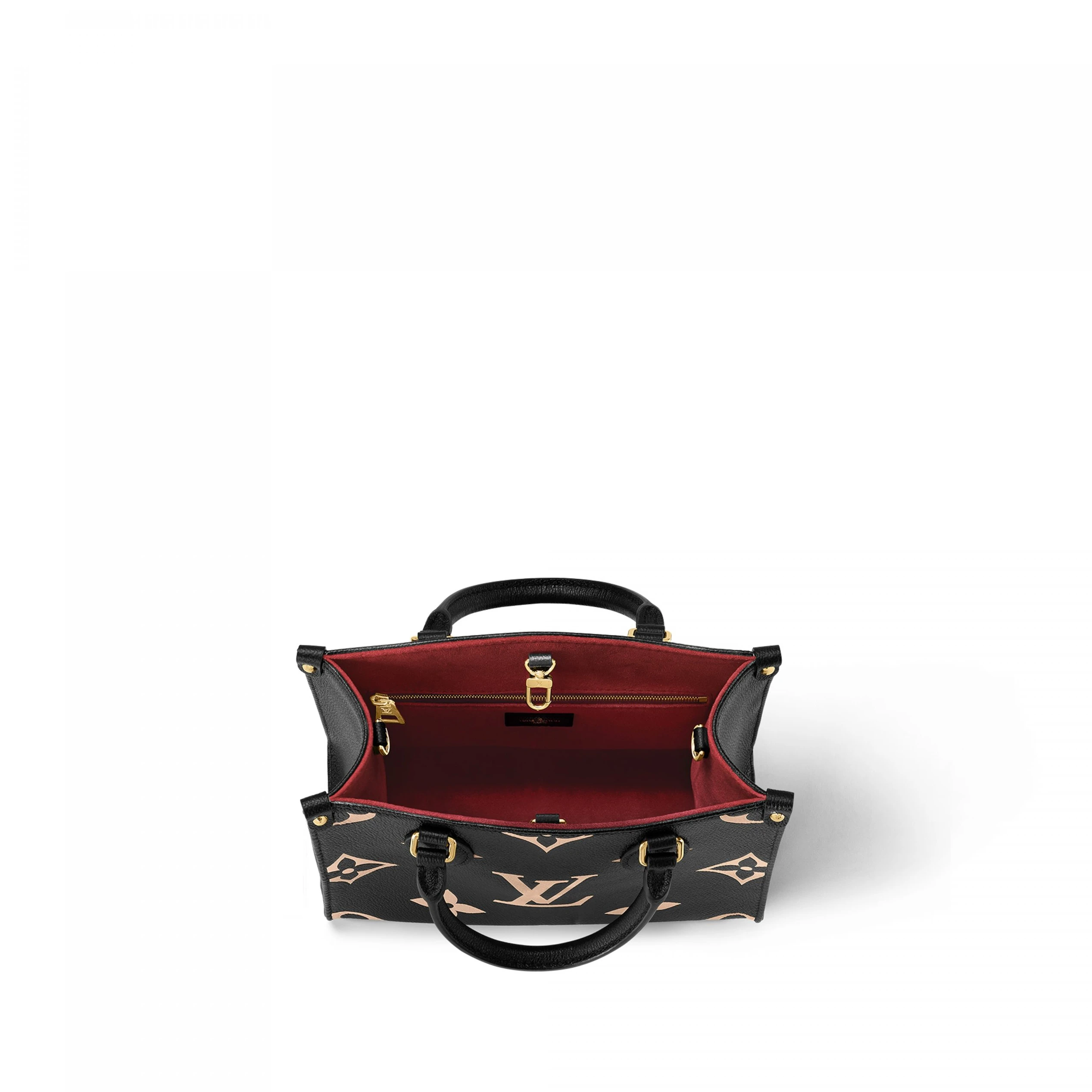 Replica bags lv Louis Vuitton Onthego PM M45659 Black Beige