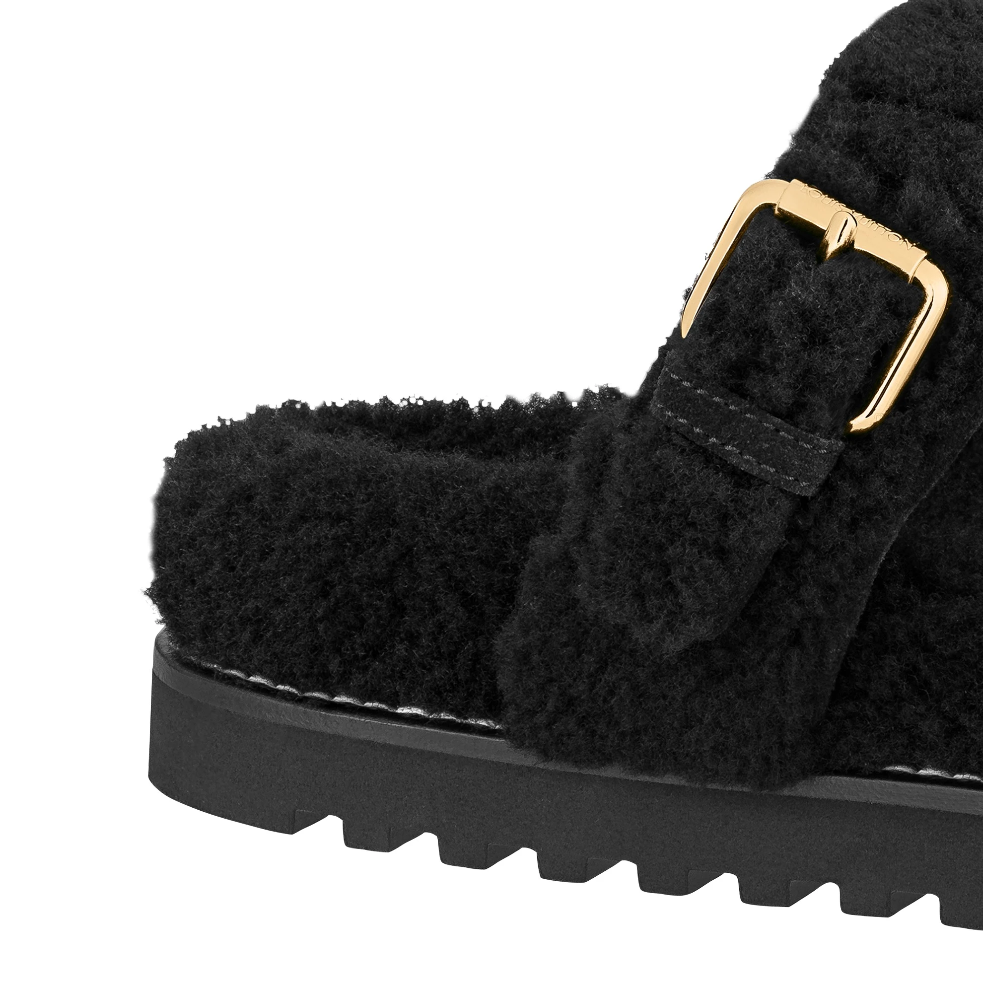Louis vuitton locations Louis Vuitton Paseo Flat Comfort Mules Black 1AACR9