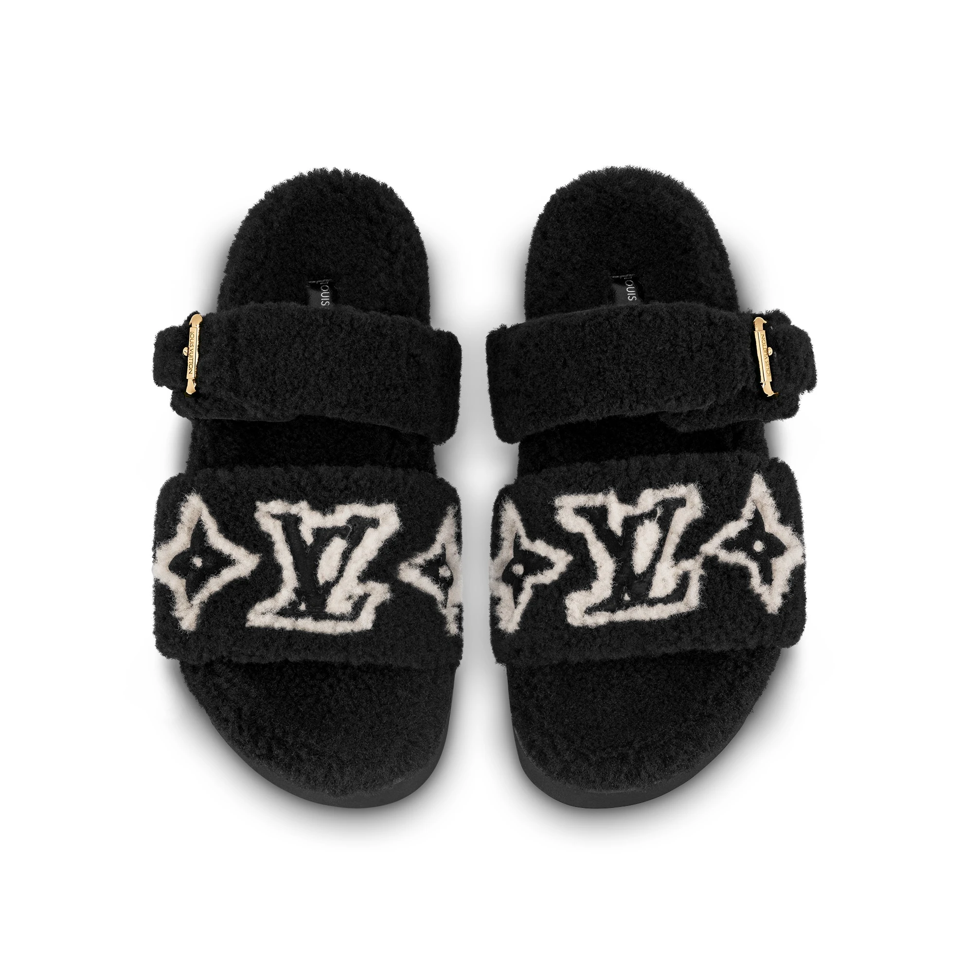 Louis vuitton locations Louis Vuitton Paseo Flat Comfort Mules Black 1AACR9