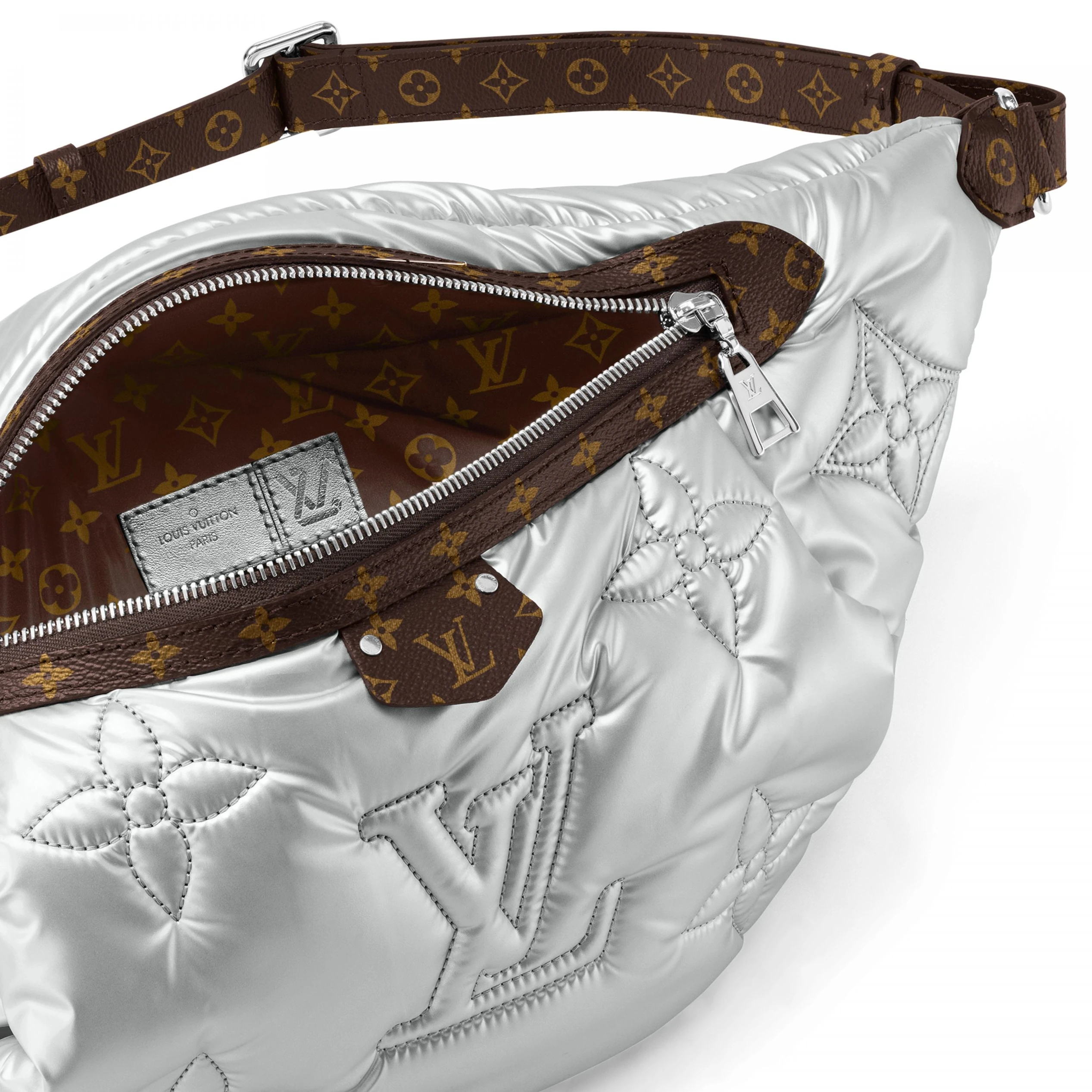 Replica bag Louis Vuitton Pillow Maxi Bumbag M20971 Silver