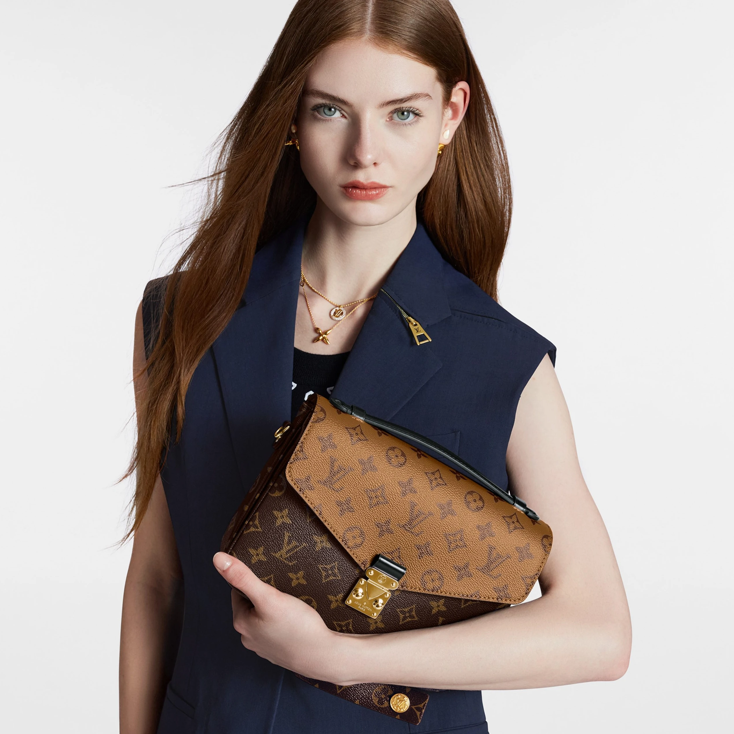 Replica bags lv Louis Vuitton Pochette Metis M44876 Monogram Reverse