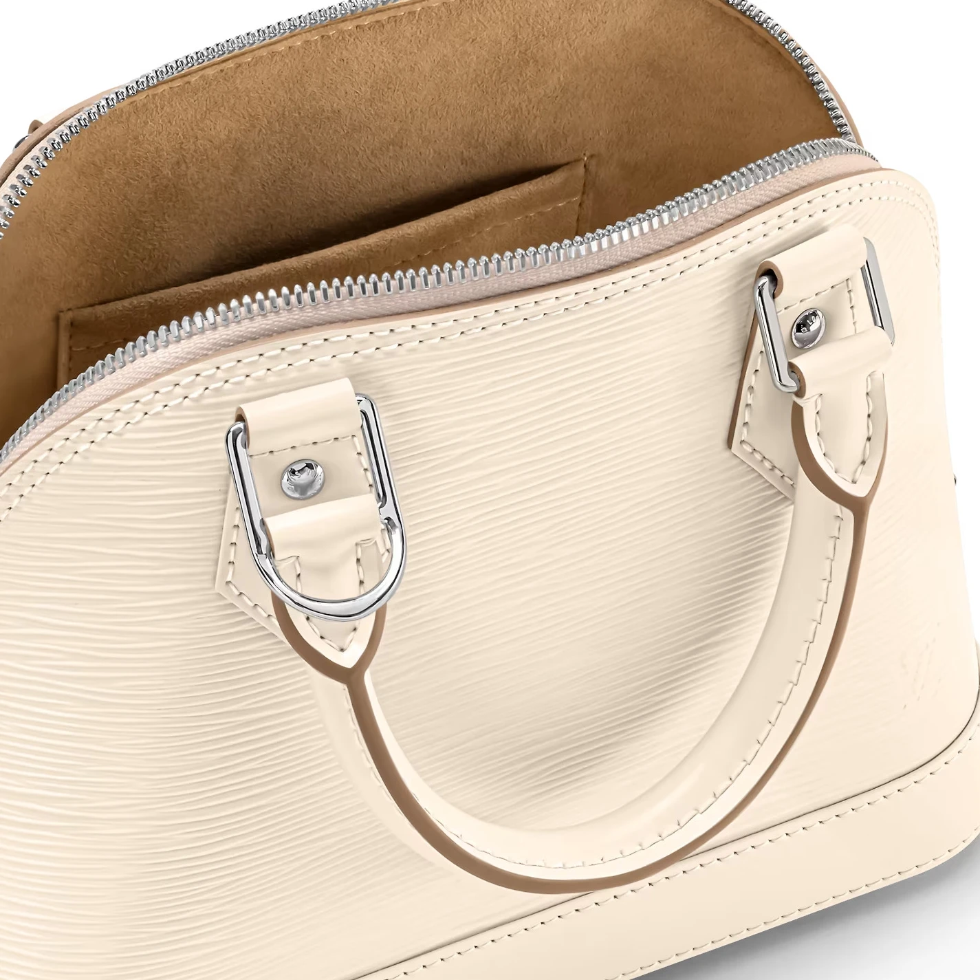 Replica bags lv Louis Vuitton Quartz White M58706 Alma BB