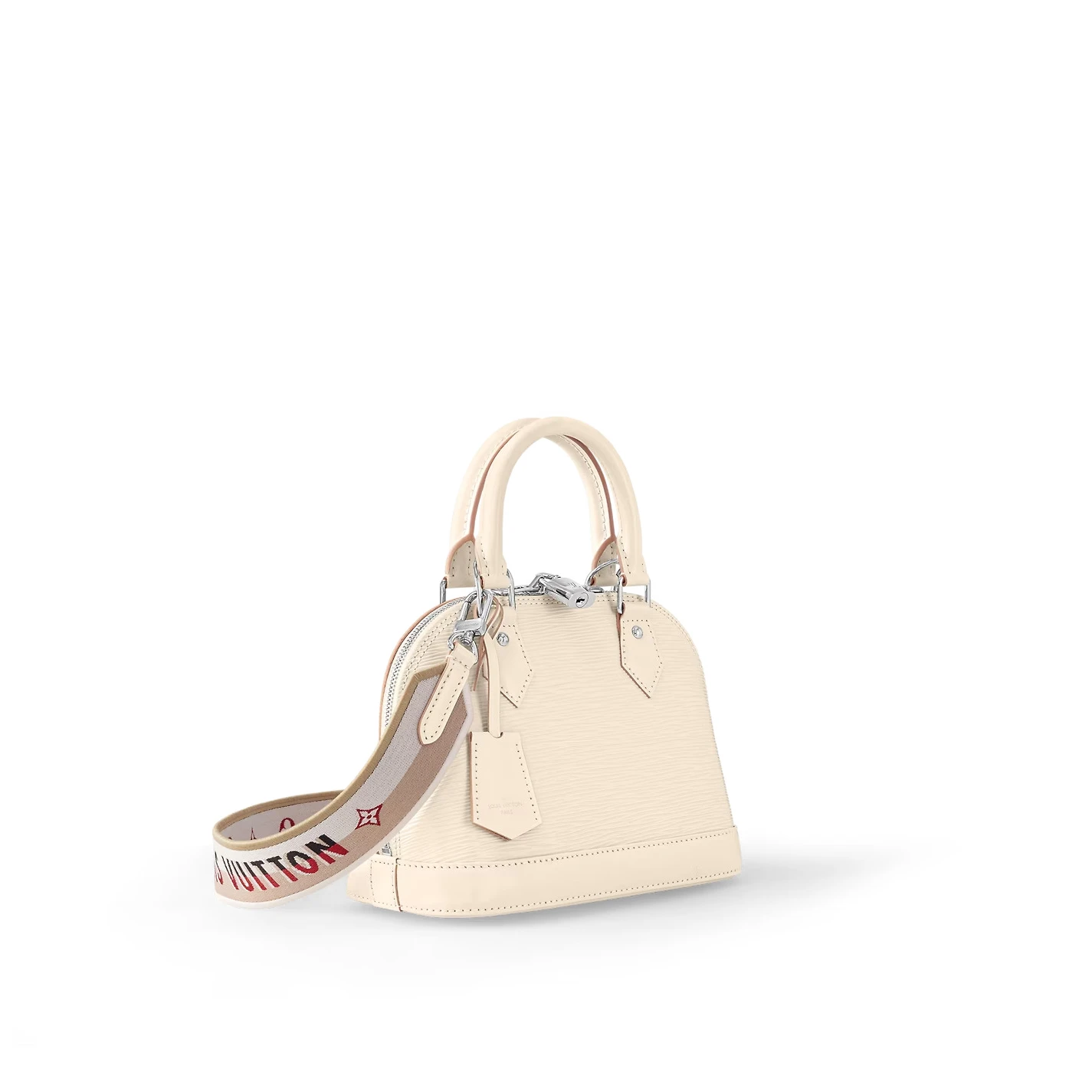 Replica bags lv Louis Vuitton Quartz White M58706 Alma BB