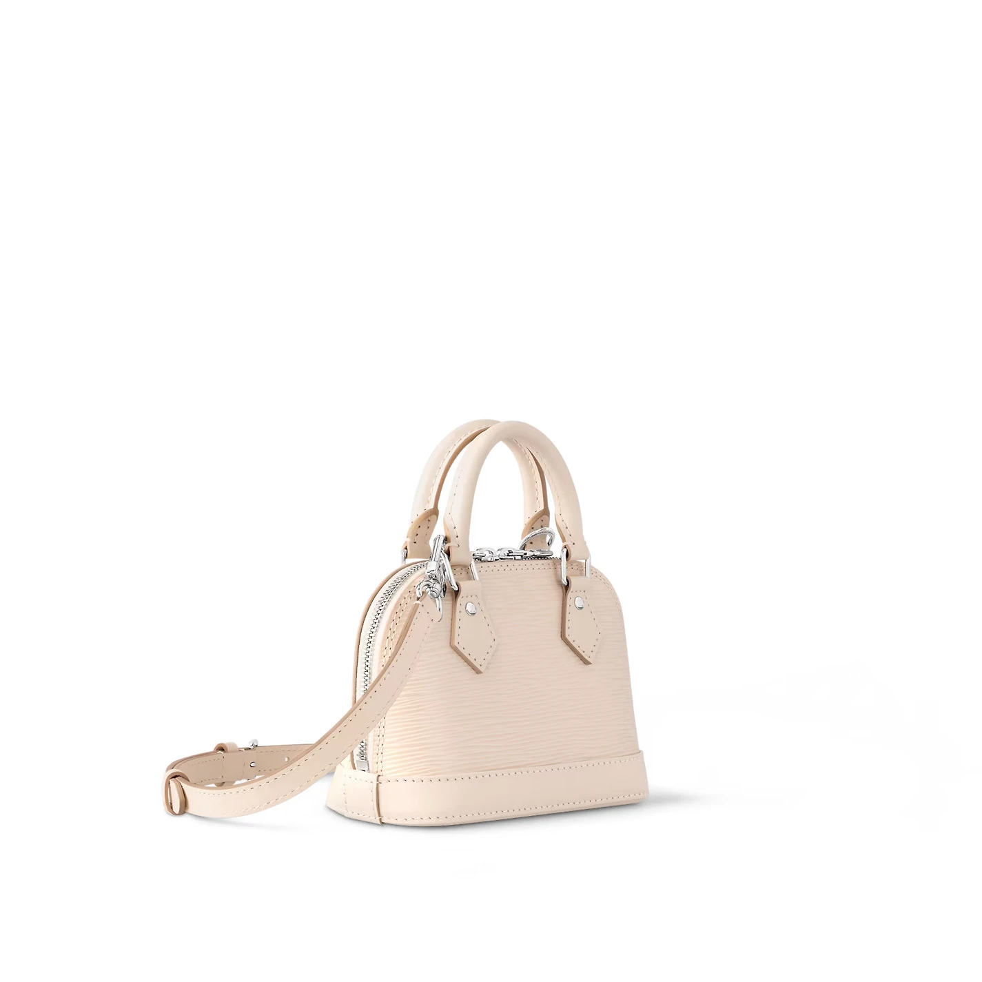 Replica bags Louis Vuitton Quartz White M82411 Nano Alma