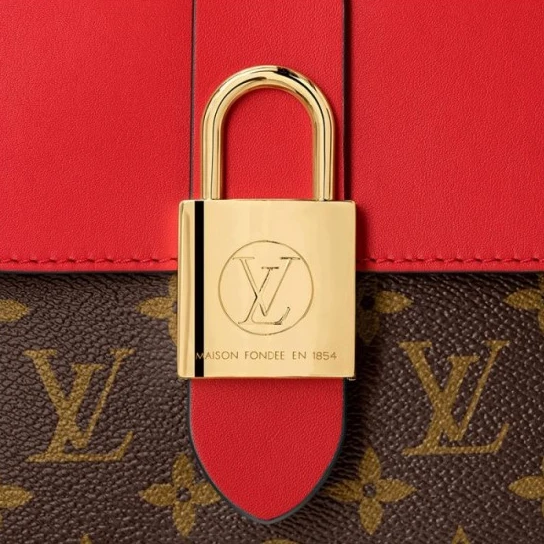 Mythick ru Louis Vuitton Red M44322 Locky BB