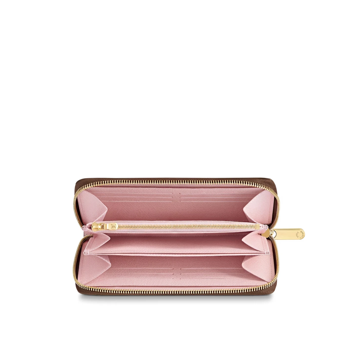 Mythick Louis Vuitton Rose Ballerine N60046 Zippy wallet