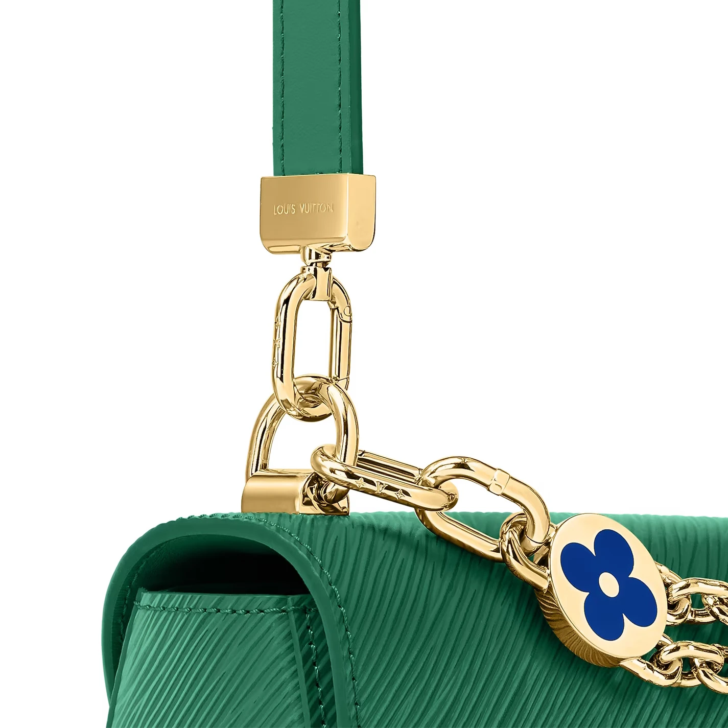 Replica bag Louis Vuitton Serpentine Green M21649 Twist PM