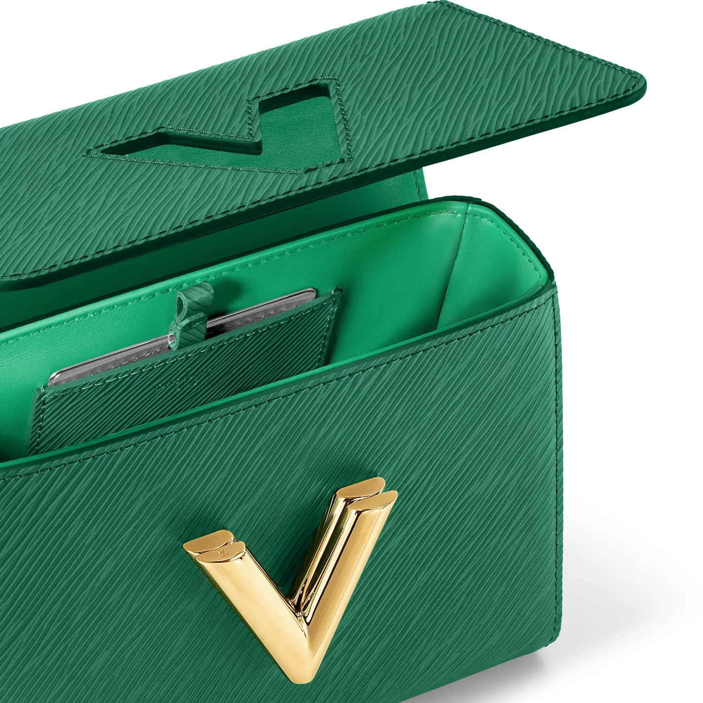 Replica bag Louis Vuitton Serpentine Green M21649 Twist PM