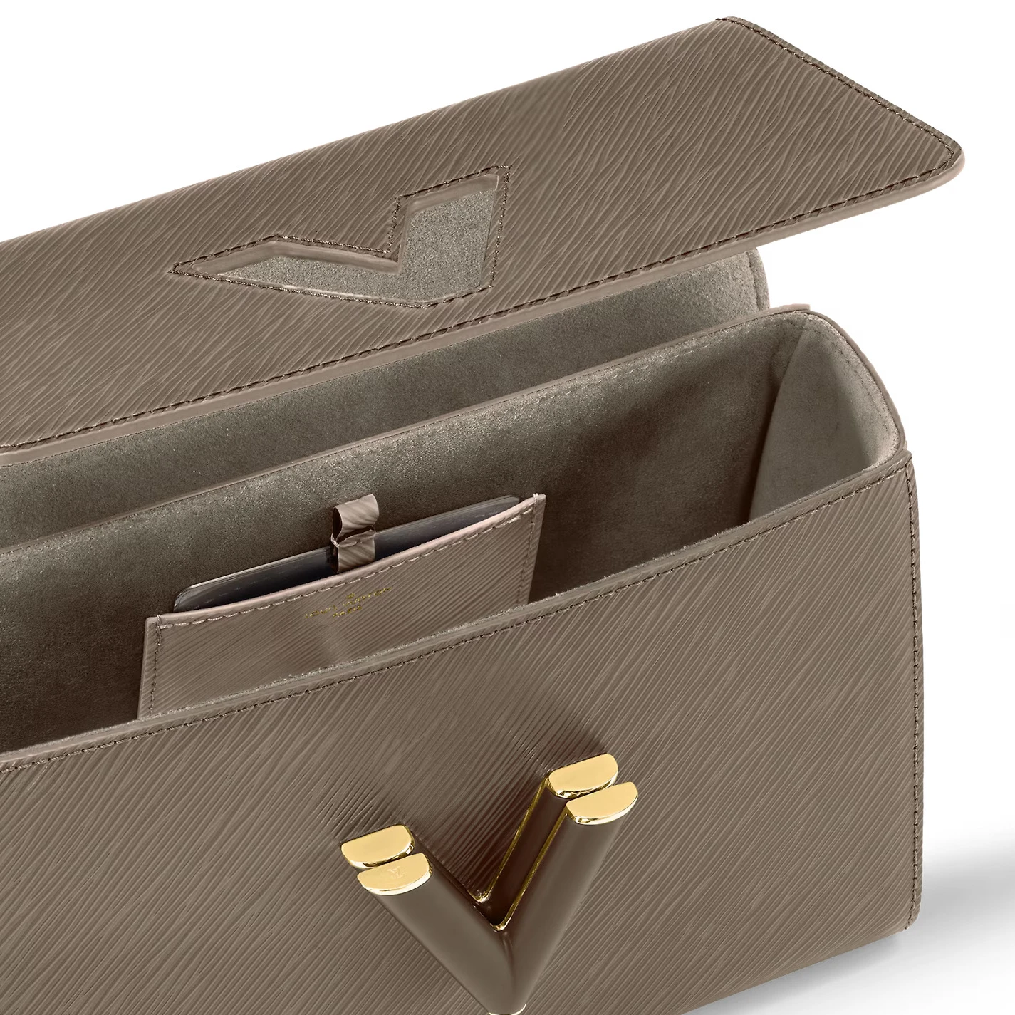 Top lv Louis Vuitton Smokey Brown M58772 Twist MM