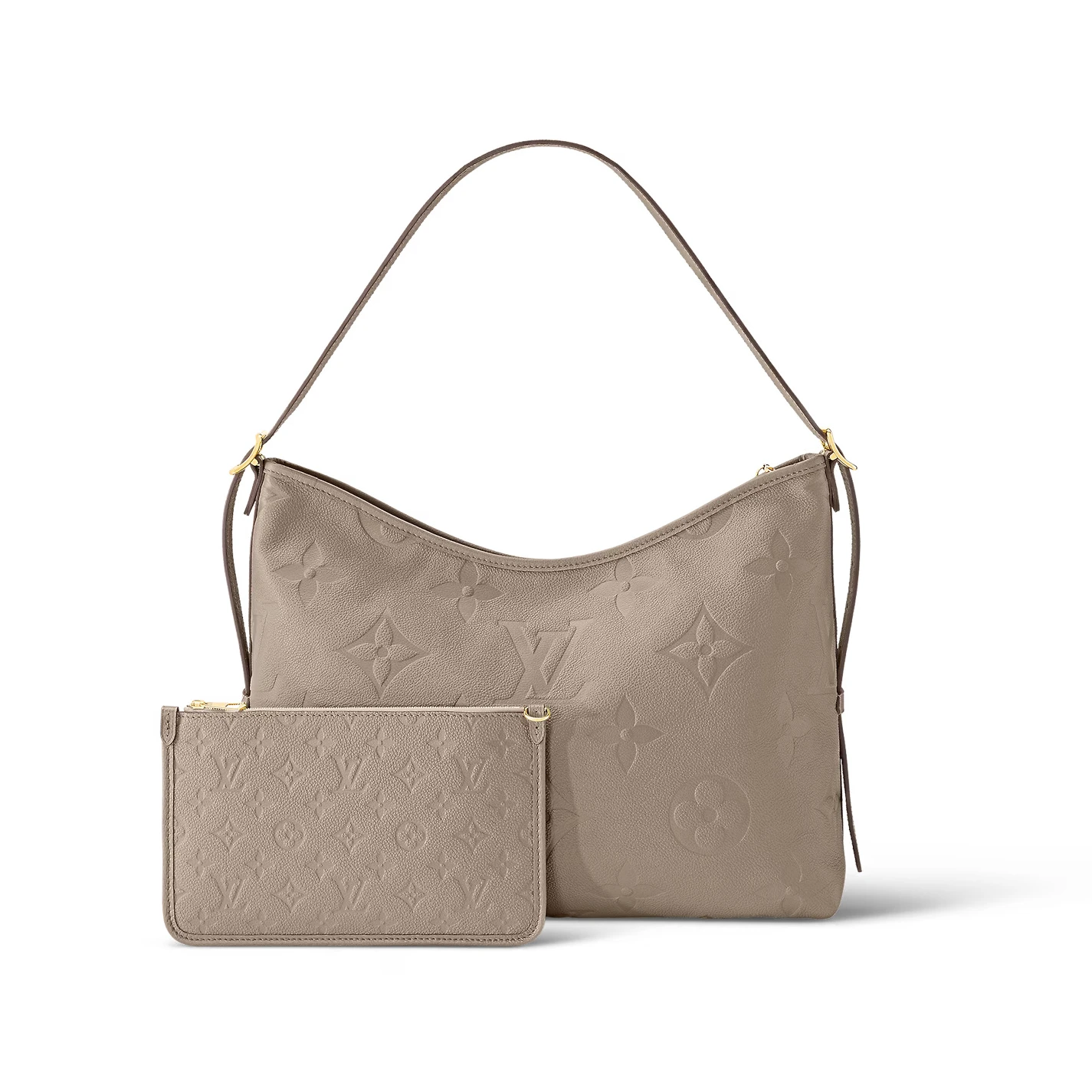 Top lv Louis Vuitton Tourterelle Gray M46292 CarryAll MM