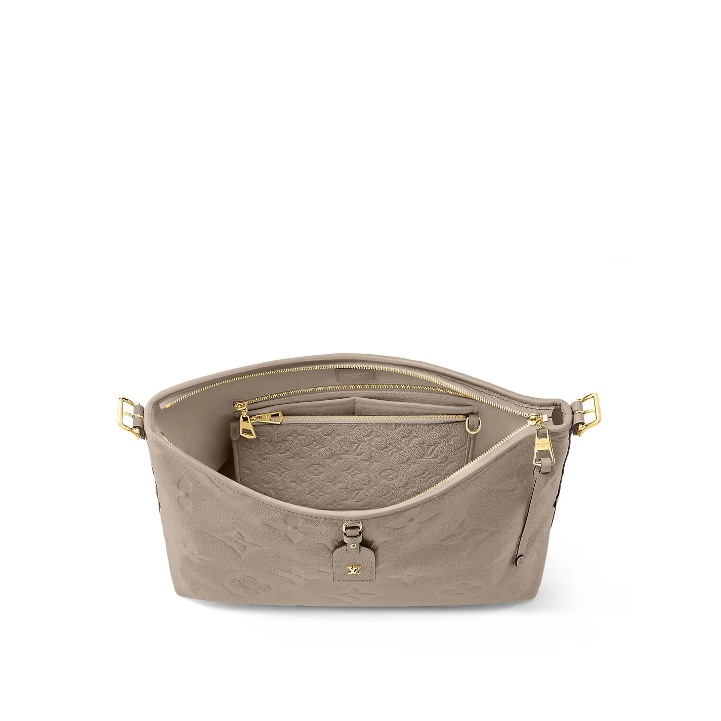 Top lv Louis Vuitton Tourterelle Gray M46292 CarryAll MM