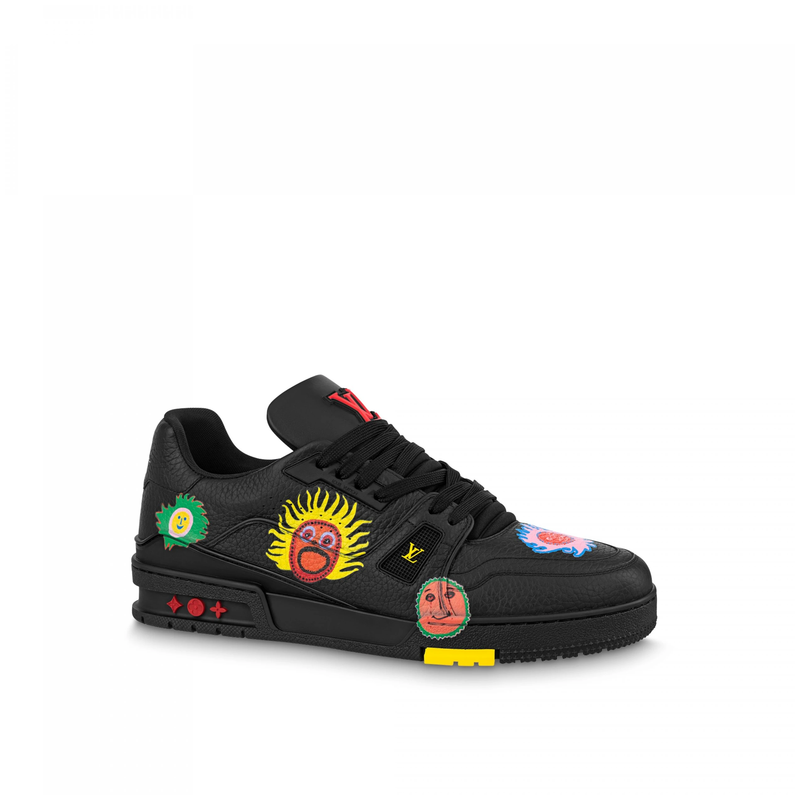 Louis Vuitton Trainer Sneaker LV x YK Black 1ABD2W