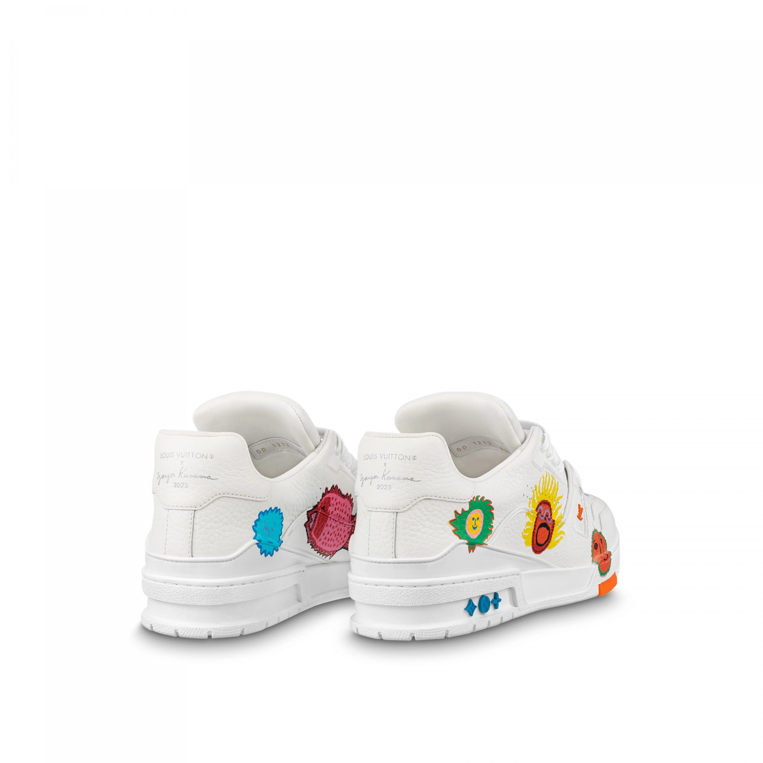 Replica bag Louis Vuitton Trainer Sneaker LV x YK LV White 1ABD39