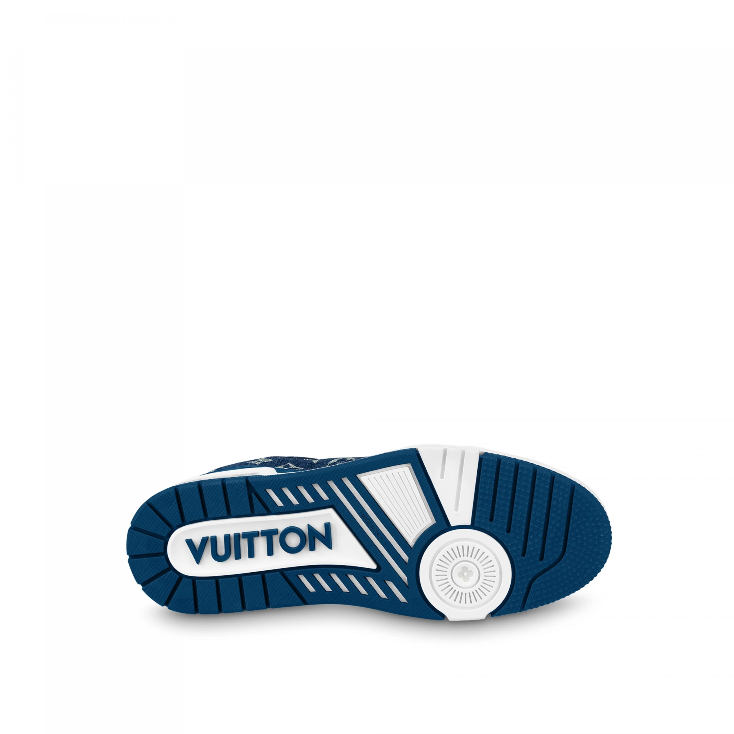 Lv belts replica Louis Vuitton Trainer Sneaker Monogram Denim White Blue 1A9JH1