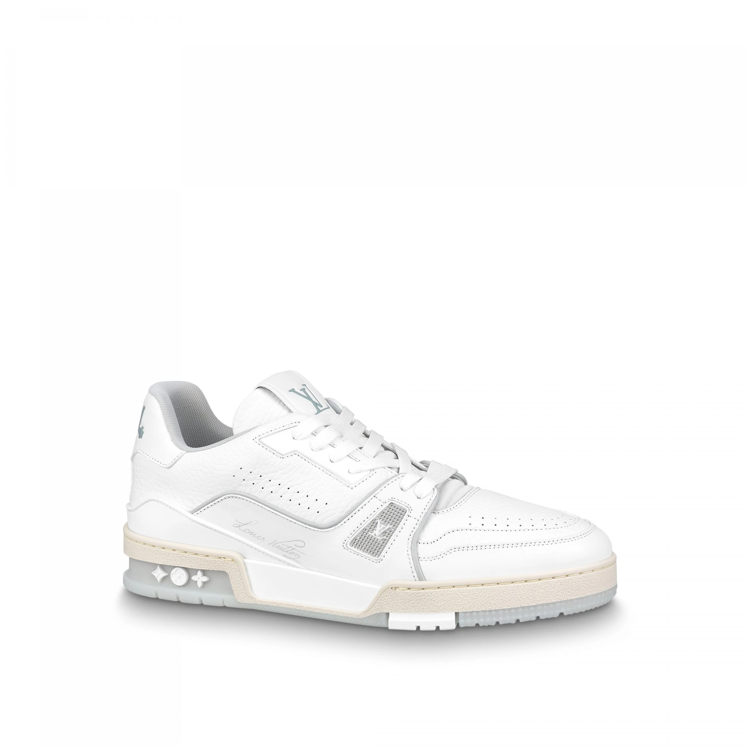 Lv belts replica Louis Vuitton Trainer Sneaker White Iridescent 1A8WAV