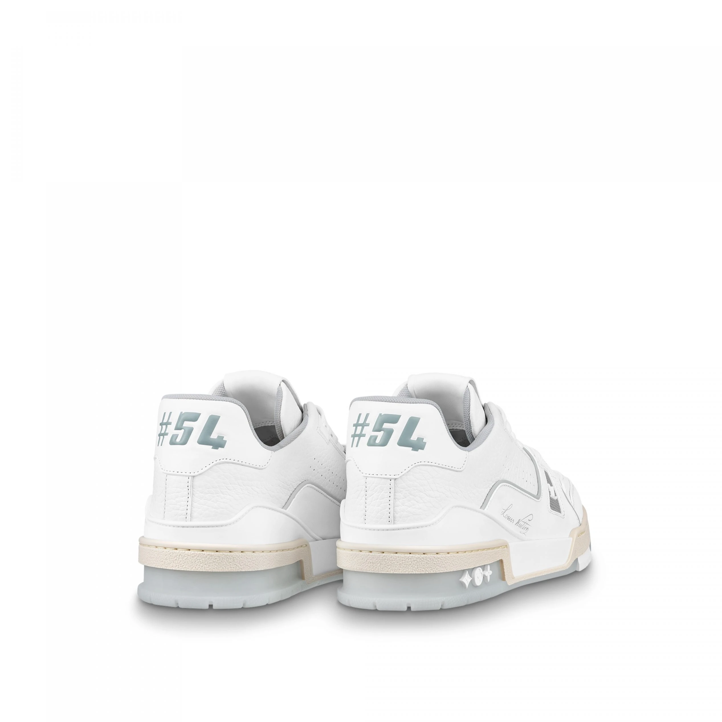 Lv belts replica Louis Vuitton Trainer Sneaker White Iridescent 1A8WAV