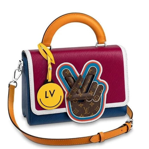Louis Vuitton Twist MM Handle Bag Epi Monogram M52513