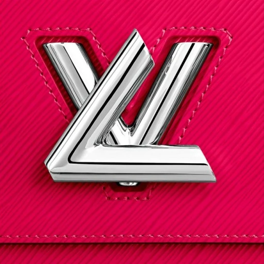 Replica bags Louis Vuitton Twist MM M56131 Rose M56112 Black