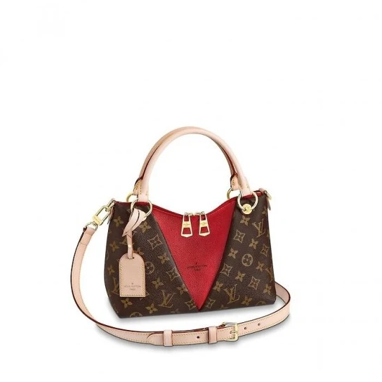 Louis Vuitton V Tote BB Red M43966