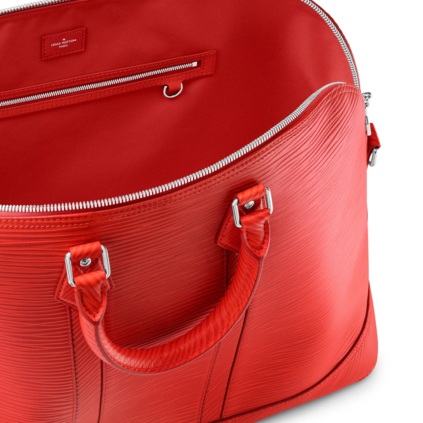 Top lv Louis Vuitton Vermillon Red M23717 Alma Travel GM