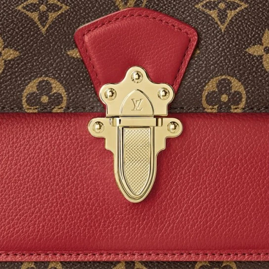 Top lv Louis Vuitton Victoire Cherry M41731 Black M41730 Burgundy M41732