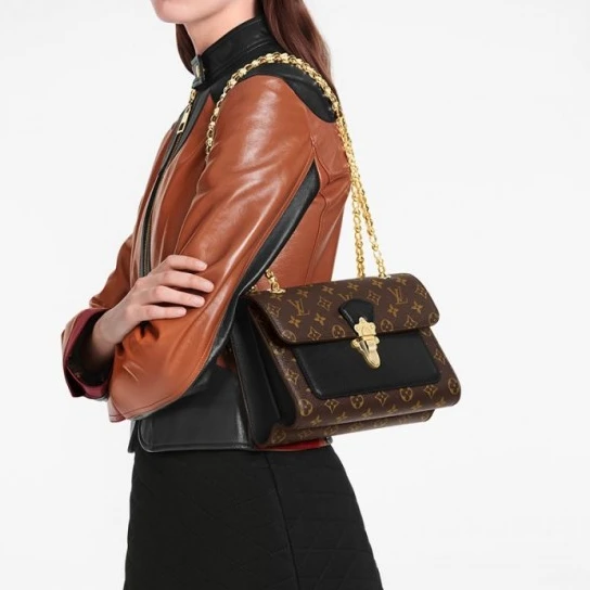Top lv Louis Vuitton Victoire Cherry M41731 Black M41730 Burgundy M41732