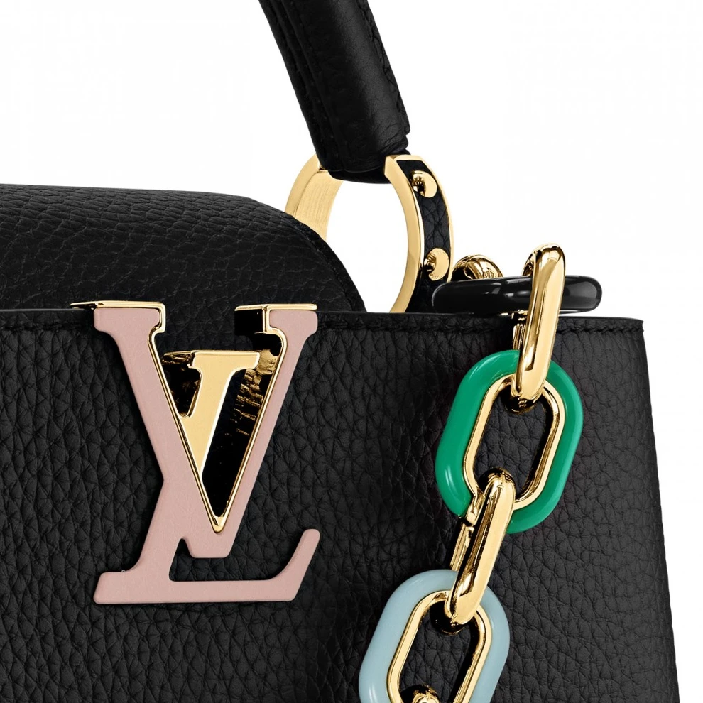 Top lv Louis vuitton Capucine BB Black M21641 Pink M22178 Green M57227 Red M52689