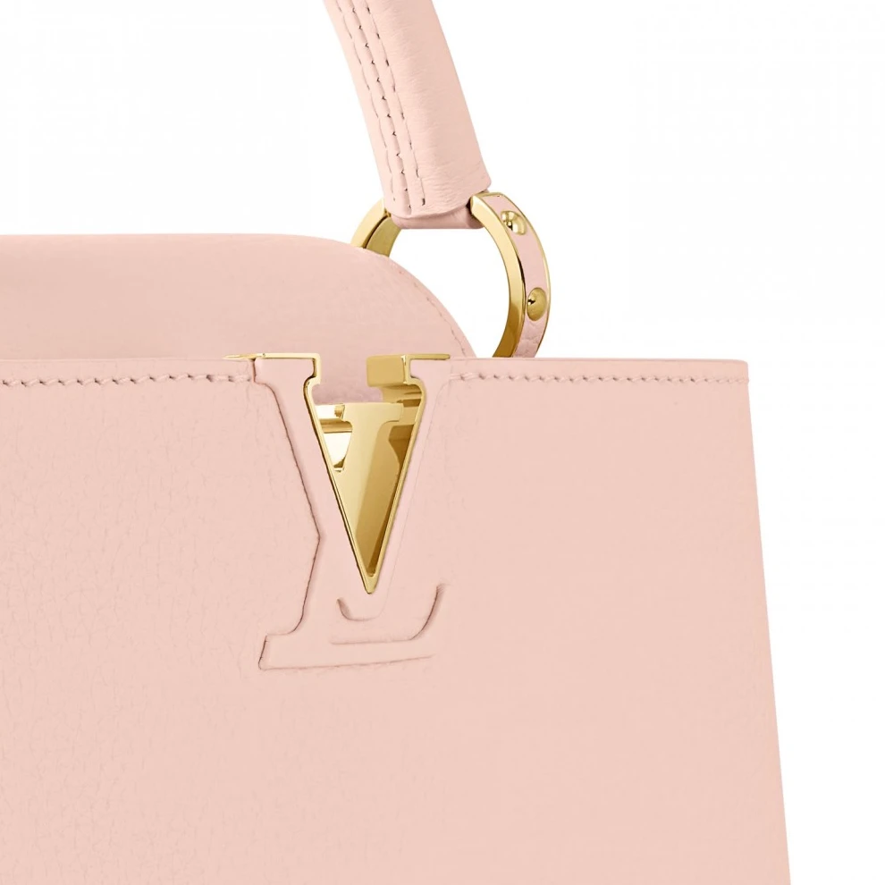 Top lv Louis vuitton Capucine BB Black M21641 Pink M22178 Green M57227 Red M52689