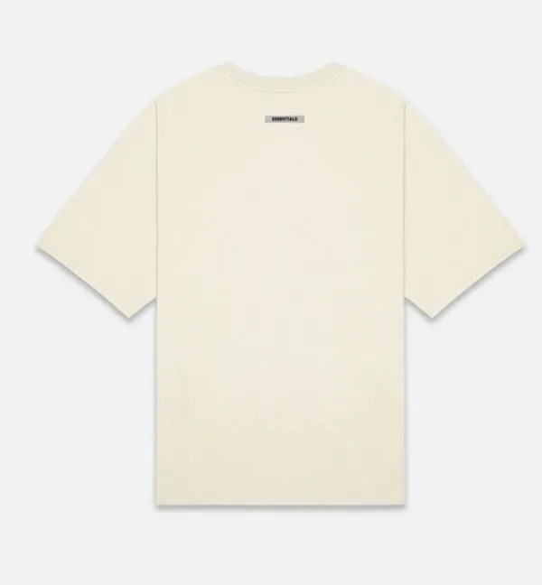 TTS Fear of God Essentials 20ss Double Line Letter Logo Printed Short sleeved T-shirt Black White Apricot Grey Camel XS S M L XL