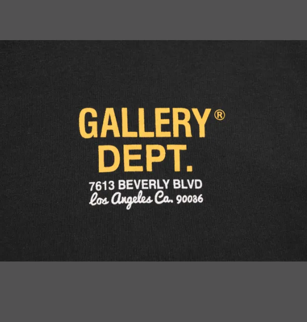 Gallery Dept Drive Thru Tee High Street Retro Back Painted Car Printed Short Sleeve T-shirt Black Brown S-XL