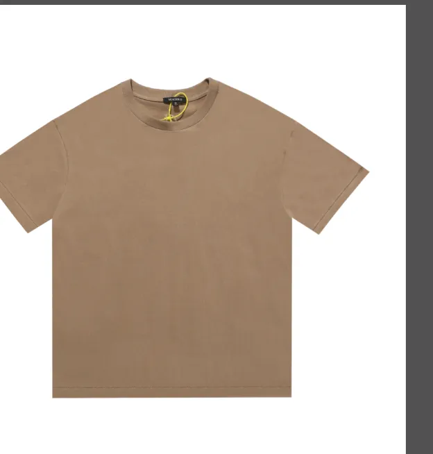 Yeezy Season 6 High Street Classic Short sleeved T-shirt Grey Card Brick Red Green Card S-XL