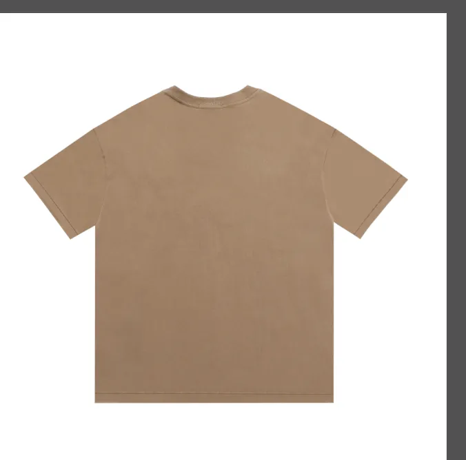 Yeezy Season 6 High Street Classic Short sleeved T-shirt Grey Card Brick Red Green Card S-XL