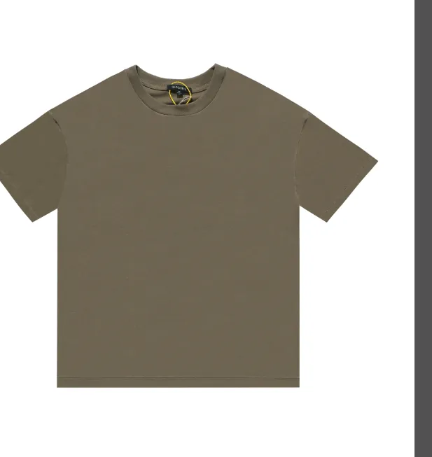 Yeezy Season 6 High Street Classic Short sleeved T-shirt Grey Card Brick Red Green Card S-XL