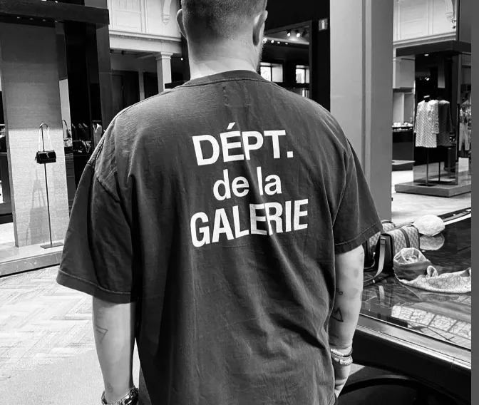 Gallery Dept French Logo Tee French Logo Short sleeved T-shirt Black White S M L XL