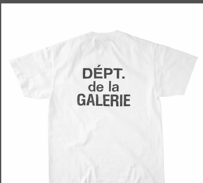 Gallery Dept French Logo Tee French Logo Short sleeved T-shirt Black White S M L XL