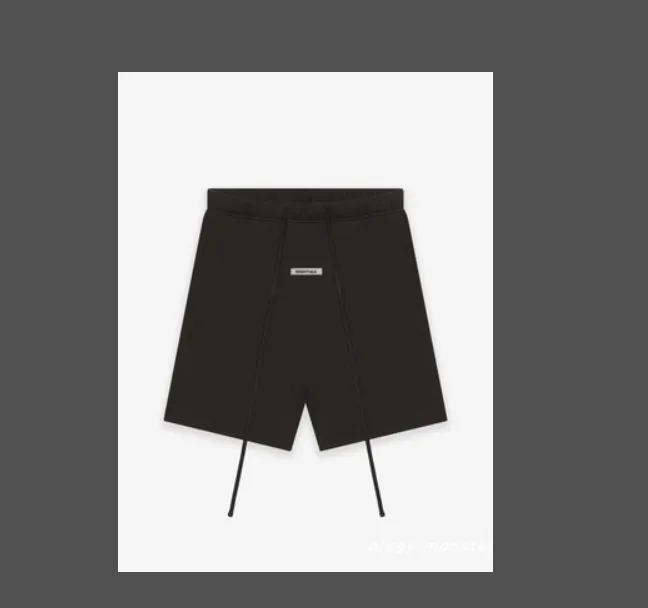 FEAR OF GOD FOG Essentials 20FW Double Line Reflective Drawstring Shorts Black Washed Water Black Rice White Rice Yellow Light Flower Grey Deep Flower Grey Camel Medium Grey Matcha Green God Grey Brown S M L XL