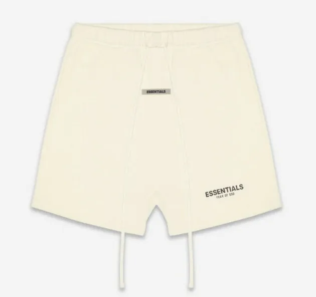 FEAR OF GOD FOG Essentials 20FW Double Line Reflective Drawstring Shorts Black Washed Water Black Rice White Rice Yellow Light Flower Grey Deep Flower Grey Camel Medium Grey Matcha Green God Grey Brown S M L XL