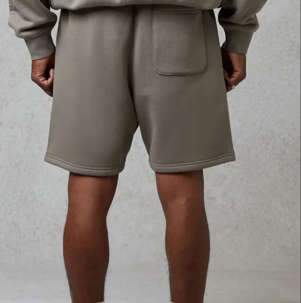 FEAR OF GOD FOG Essentials 20FW Double Line Reflective Drawstring Shorts Black Washed Water Black Rice White Rice Yellow Light Flower Grey Deep Flower Grey Camel Medium Grey Matcha Green God Grey Brown S M L XL