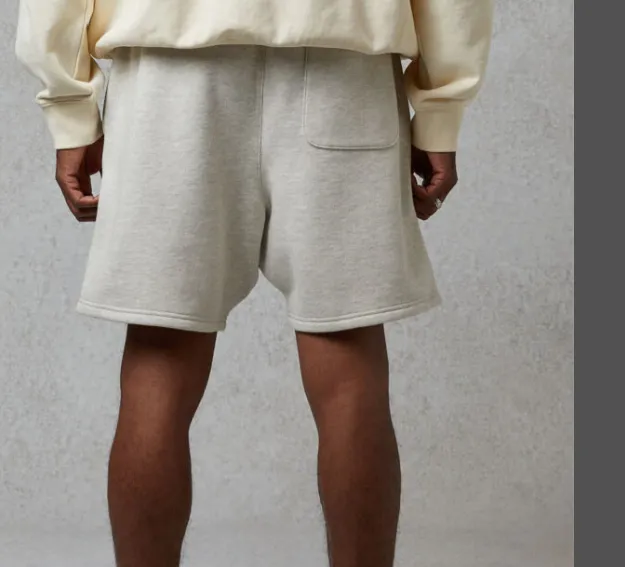 FEAR OF GOD FOG Essentials 20FW Double Line Reflective Drawstring Shorts Black Washed Water Black Rice White Rice Yellow Light Flower Grey Deep Flower Grey Camel Medium Grey Matcha Green God Grey Brown S M L XL