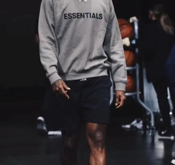 FEAR OF GOD FOG Essentials 20FW Double Line Reflective Drawstring Shorts Black Washed Water Black Rice White Rice Yellow Light Flower Grey Deep Flower Grey Camel Medium Grey Matcha Green God Grey Brown S M L XL