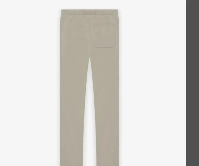 Fear Of God Essentials 21SS FOG Double Wire Drawstring Pants Black beige Grey Brown Card Gray Light Flower Gray S M L XL