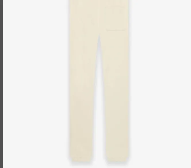 Fear Of God Essentials 21SS FOG Double Wire Drawstring Pants Black beige Grey Brown Card Gray Light Flower Gray S M L XL