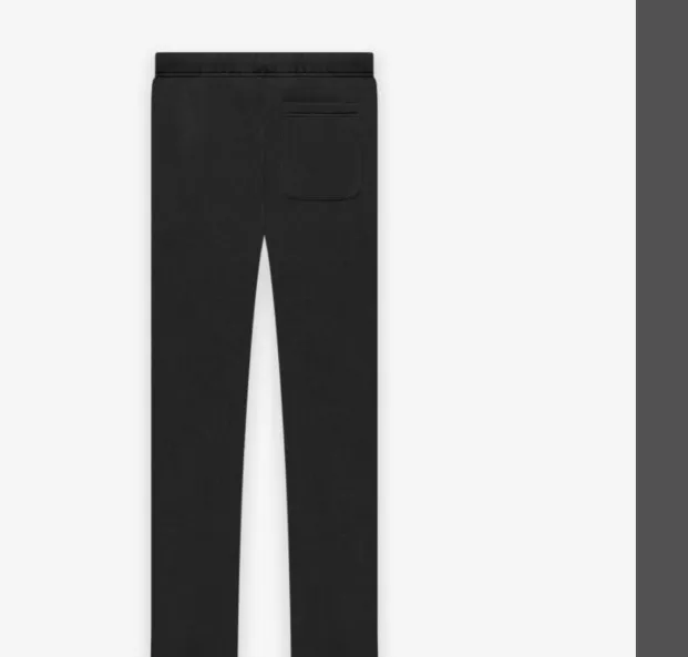 Fear Of God Essentials 21SS FOG Double Wire Drawstring Pants Black beige Grey Brown Card Gray Light Flower Gray S M L XL