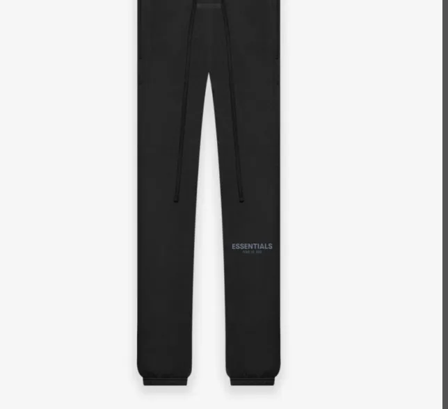 Fear Of God Essentials 21SS FOG Double Wire Drawstring Pants Black beige Grey Brown Card Gray Light Flower Gray S M L XL