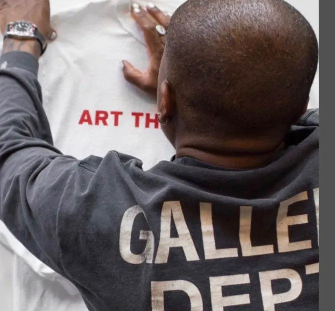 Gallery Depot. Souvenir Tee Hollywood Slogan Printed Long Sleeve T-shirt Black White S M L XL