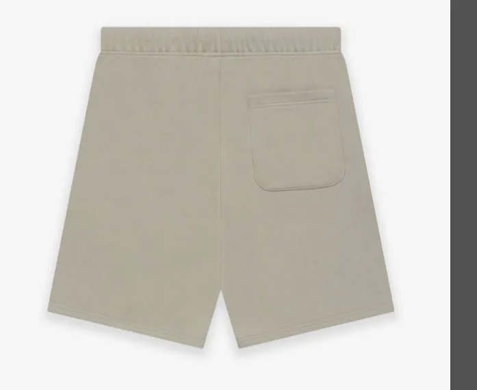 Fear Of God Essentials 21SS FOG Double Thread Drawstring Shorts Black beige Grey Brown Card Its Grey Light Flower Grey S M L XL