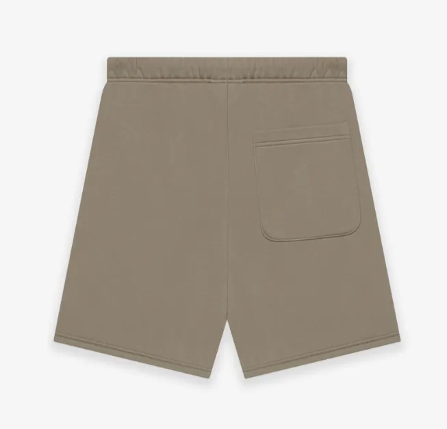 Fear Of God Essentials 21SS FOG Double Thread Drawstring Shorts Black beige Grey Brown Card Its Grey Light Flower Grey S M L XL